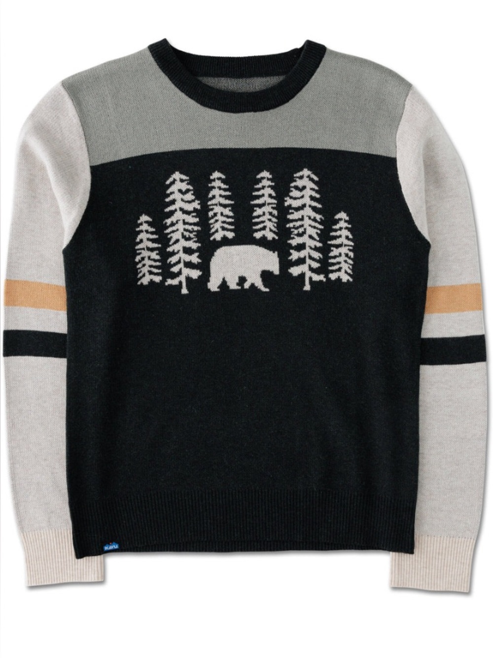 KAVU HILLROSE SWEATER (TREE BEAR)